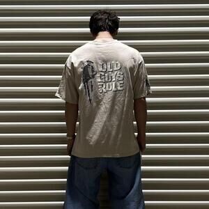 Old Guys Rule tan cotton t-shirt
